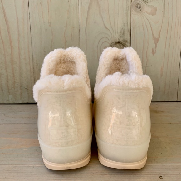 UGG RAINCLOUD CLEAR NATURAL   RAINBOOTS  WOMENS US 9  new - Picture 4 of 6